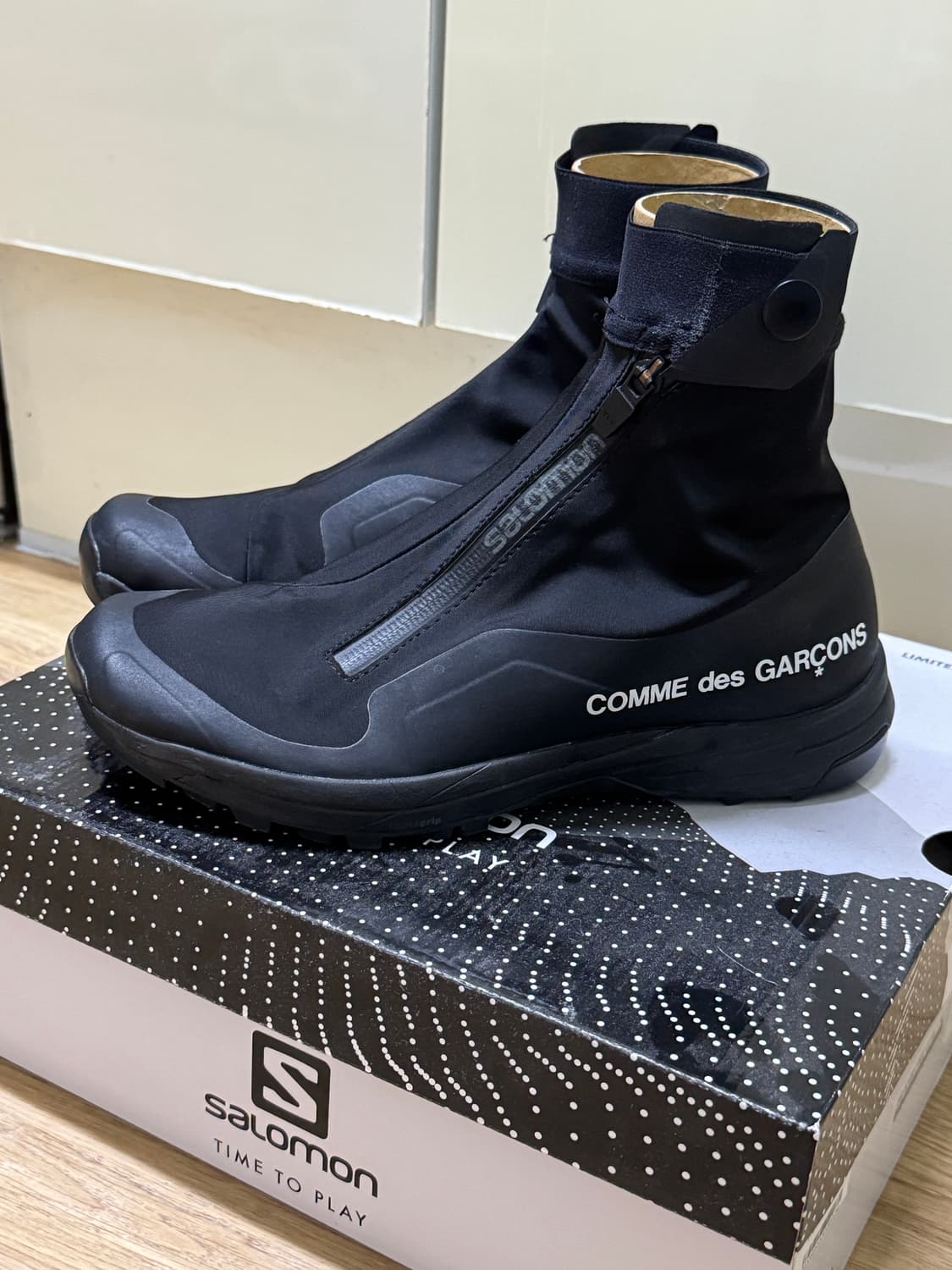 살로몬 x 꼼데가르송 XA-알파인 2 블랙 uk6 상품이미지2