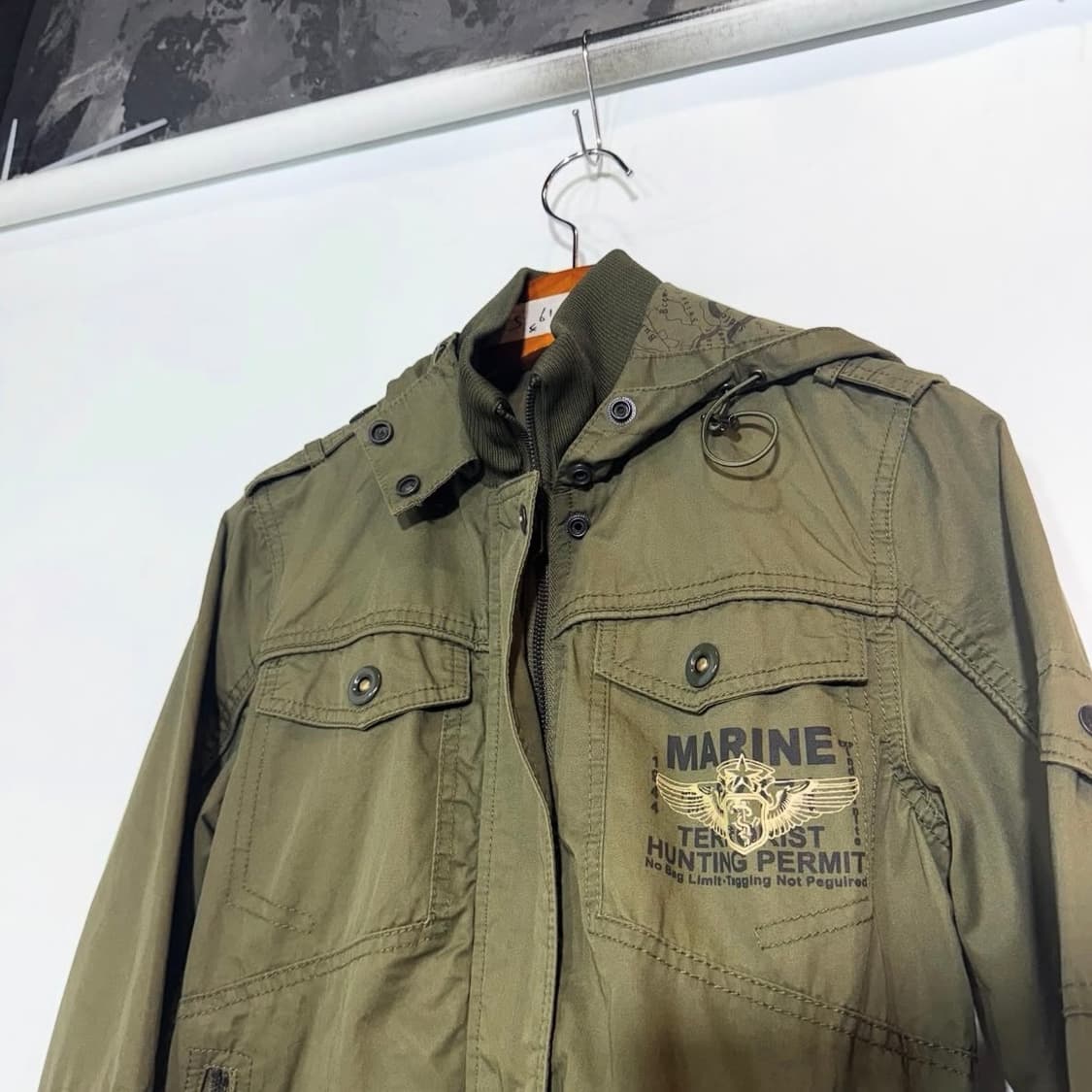 Army marine 밀리터리 카키 자켓 상품이미지6