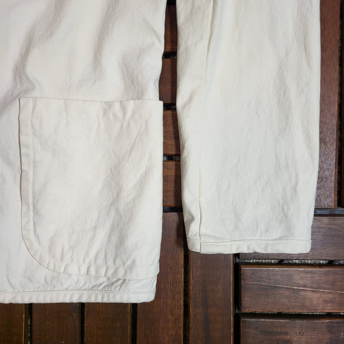 단톤(DANTON)브레스티드 코튼 자켓 (36) made in Japan 상품이미지6