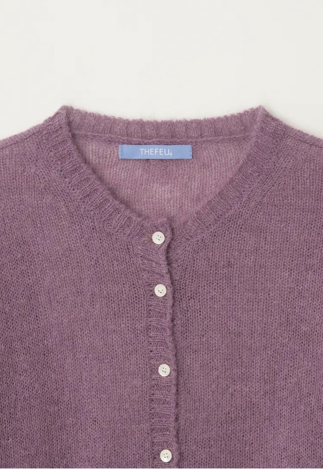 [더에프유 X 릿] 니트 가디건 (라일락) 상품이미지3