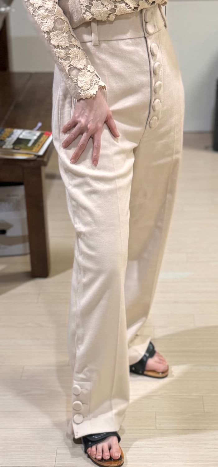 66 새상품 조셉 Joseph 정가120 캐시미어 울 정장 팬츠 겨울바지 상품이미지6