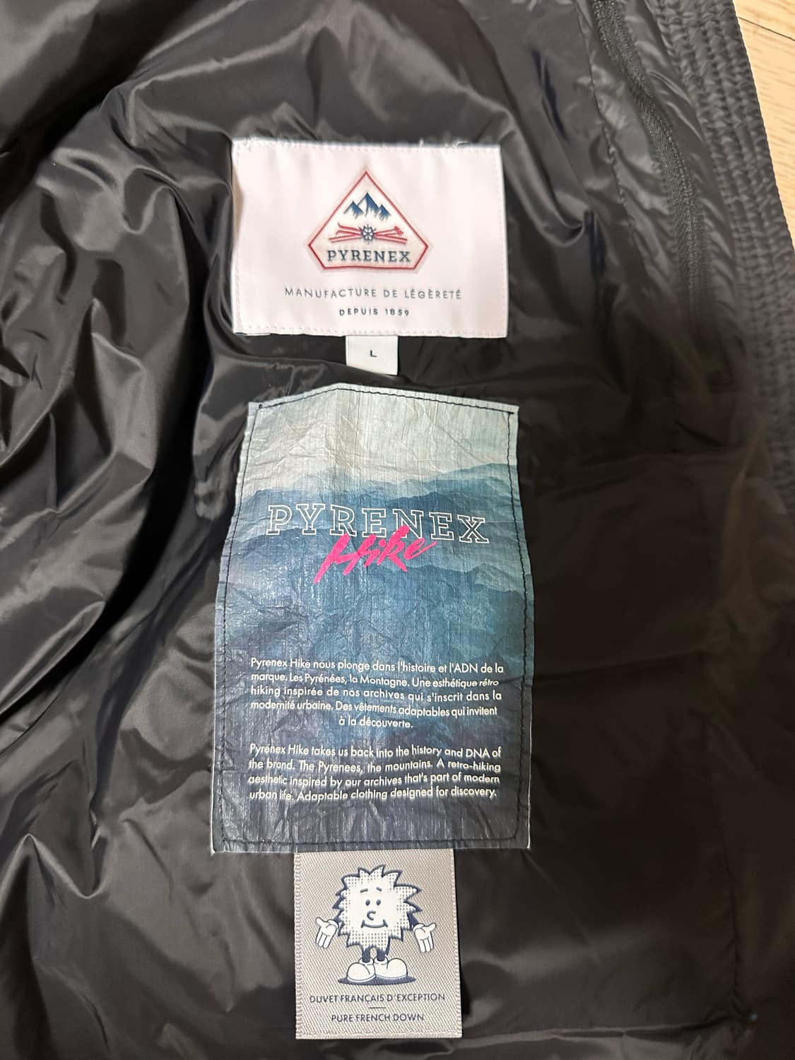 피레넥스 에리얼 arial 경량 다운 자켓(경량 패딩) L사이즈 상품이미지7