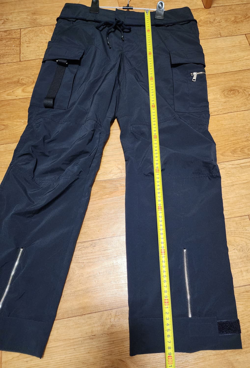 [S] 젠사이 멀티 카고 스트링 지퍼팬츠 카고팬츠 테크웨어 상품이미지3