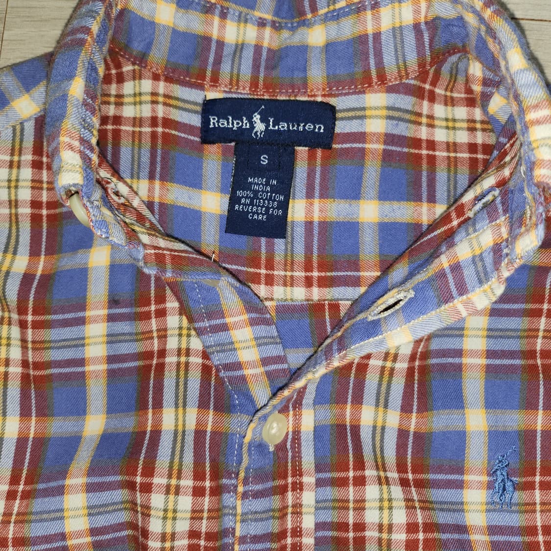 폴로 체크 셔츠 상품이미지4