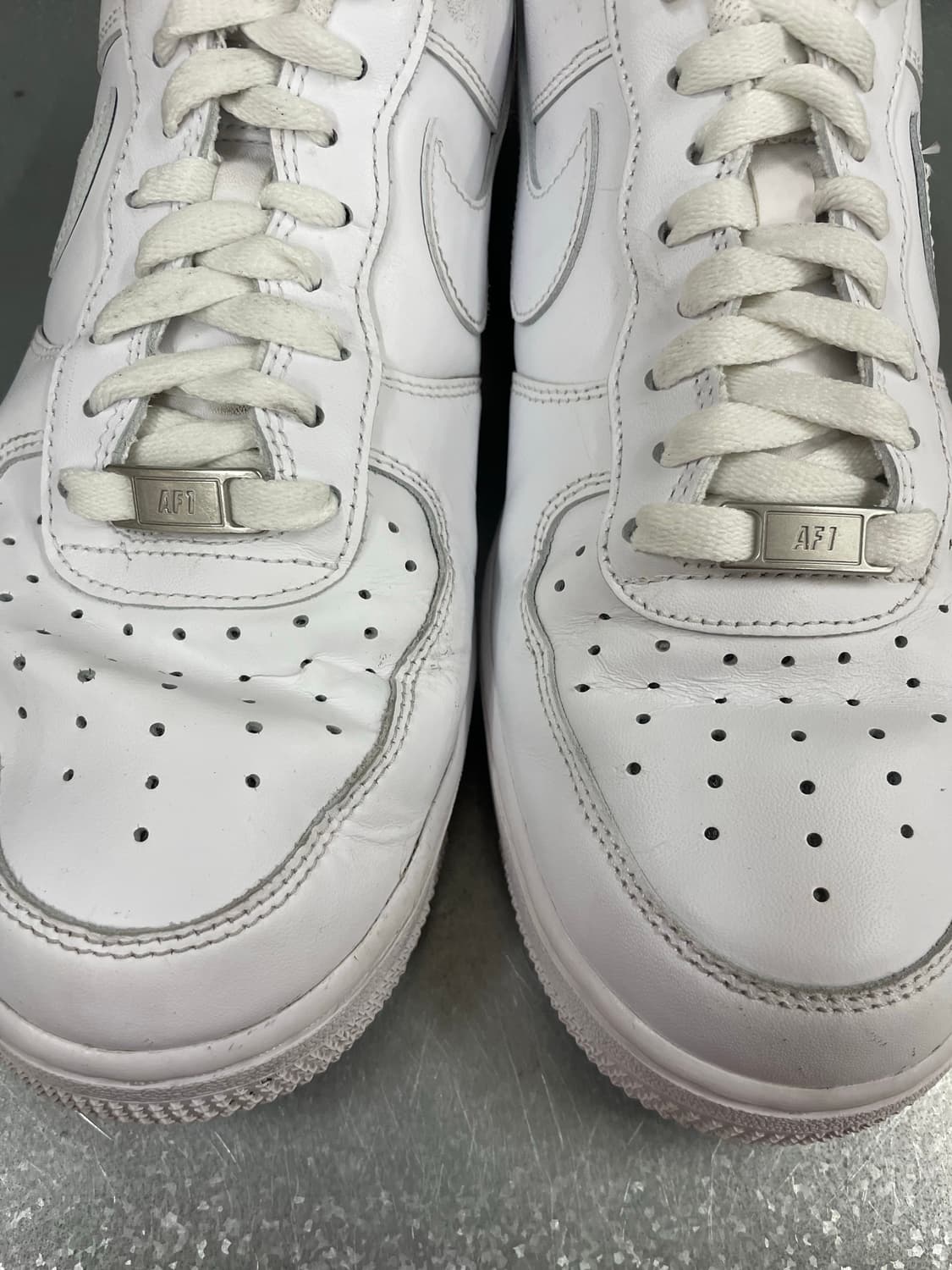 나이키 에어포스1 로우 화이트 270 상품이미지7
