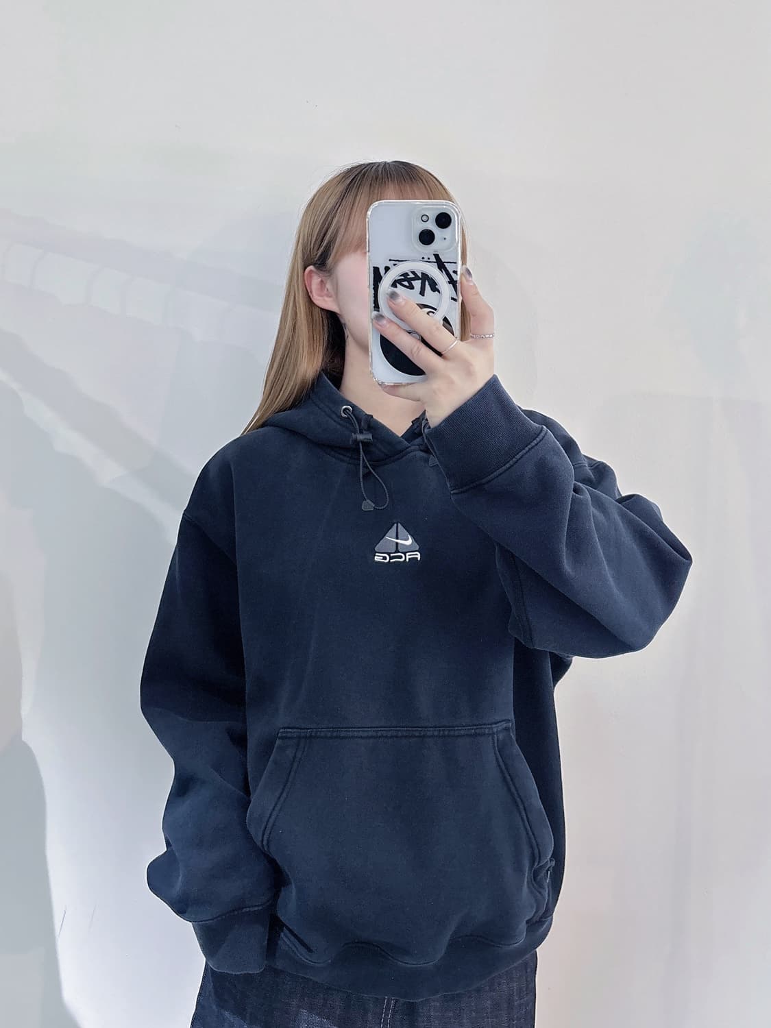 나이키 acg 블랙 후드 상품이미지2