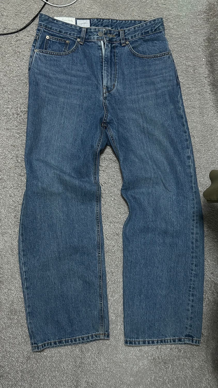 유스 와이드 데님팬츠 M 상품이미지2