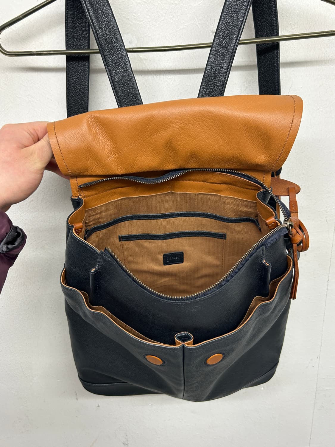 Genten 겐텐 통가죽 백팩 상품이미지4