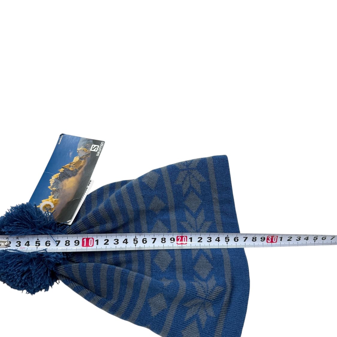 살로몬 눈꽃 털 방울 비니 모자 블루 상품이미지7