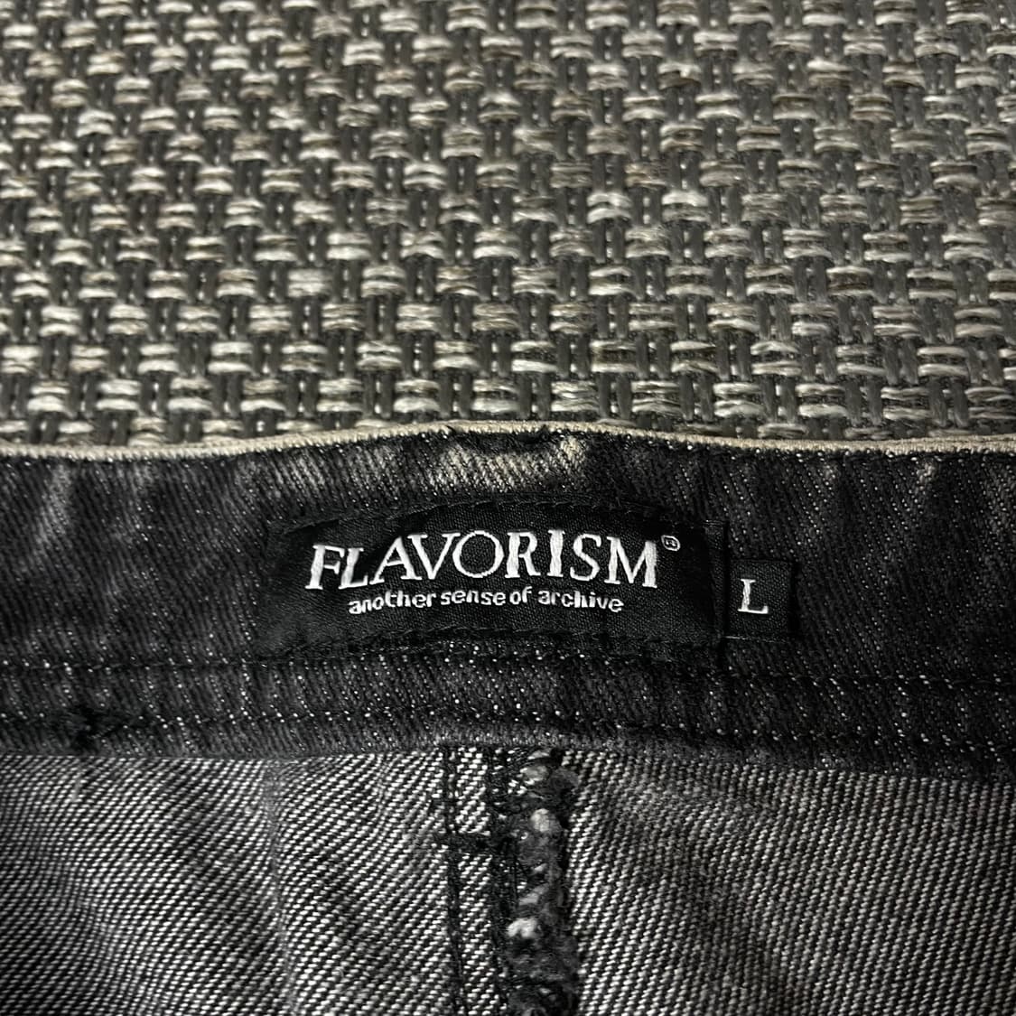 (32) 플레이버리즘 타이다이 카펜터 데님 팬츠 L 상품이미지3