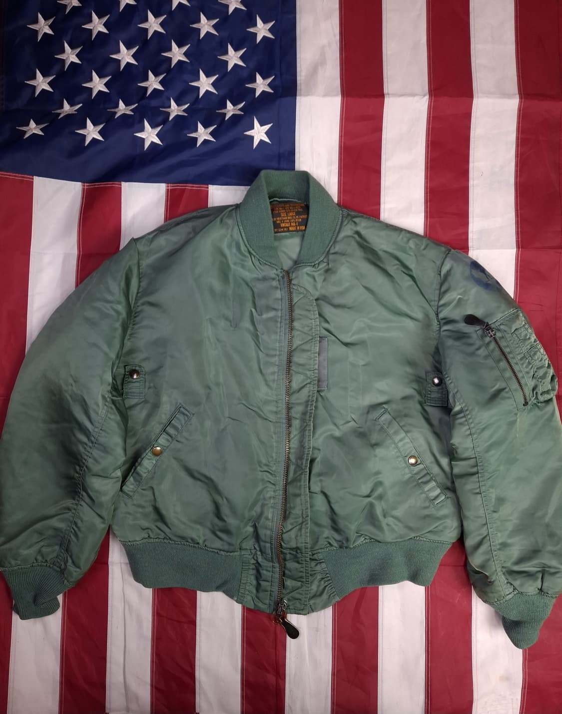 오리지날 미국제조 Weintraub Brothers민수용 MA-1항공자켓 상품이미지2