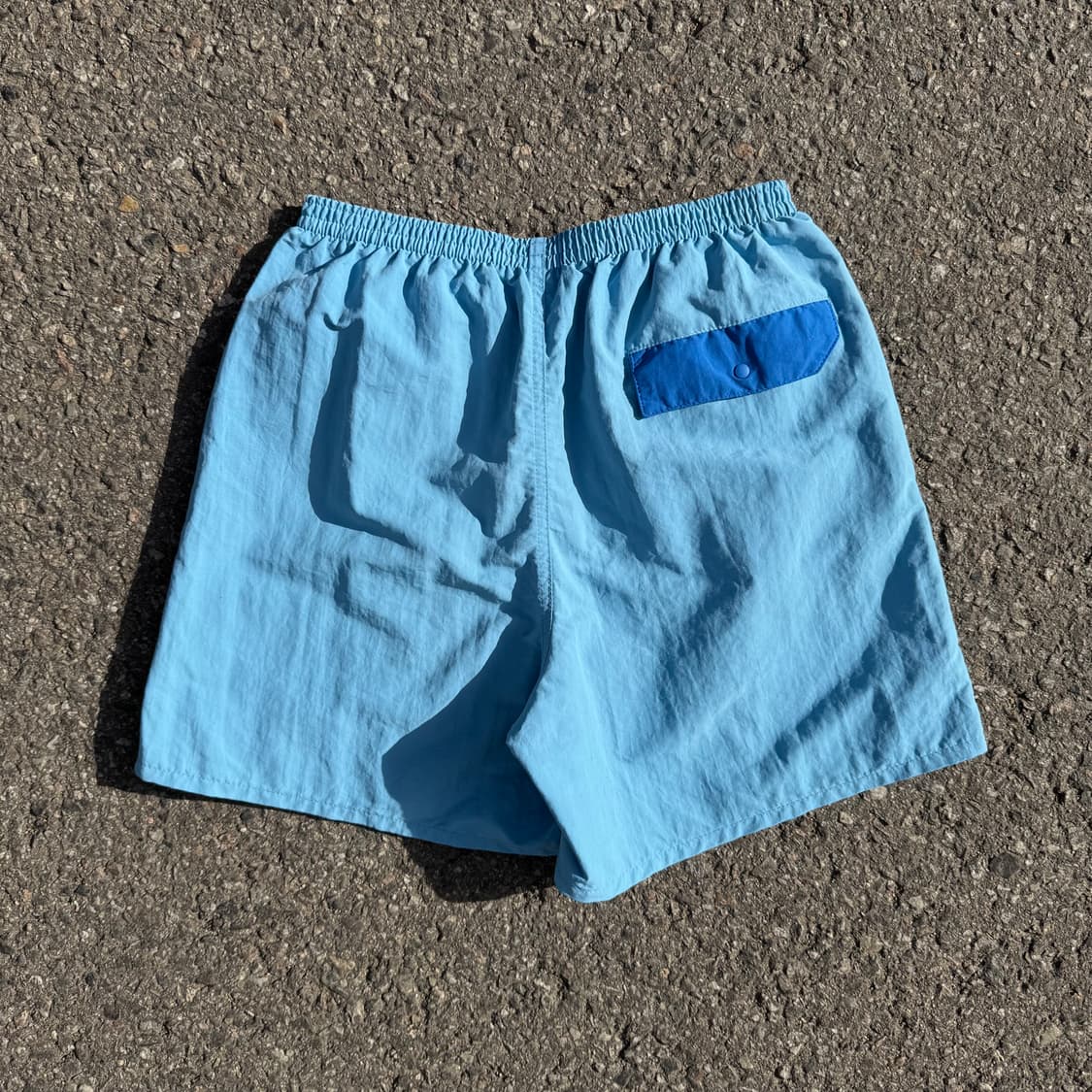 파타고니아 로고 배기스 반바지 상품이미지2