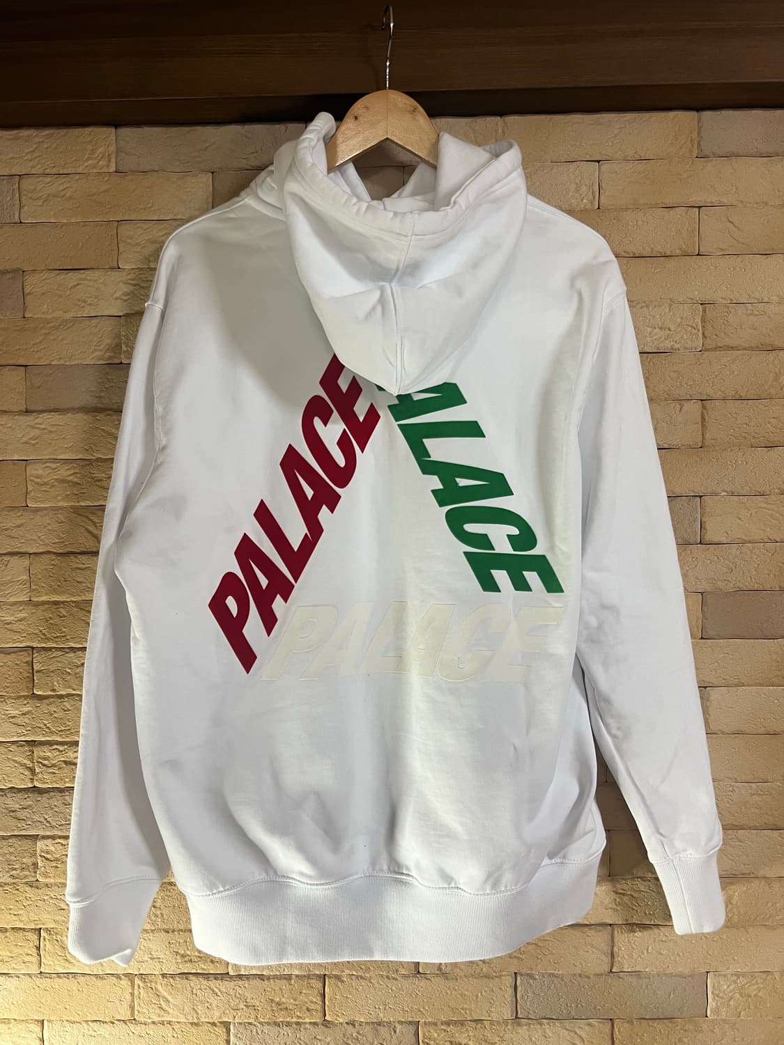 팔라스 삼선 후드 화이트 상품이미지1