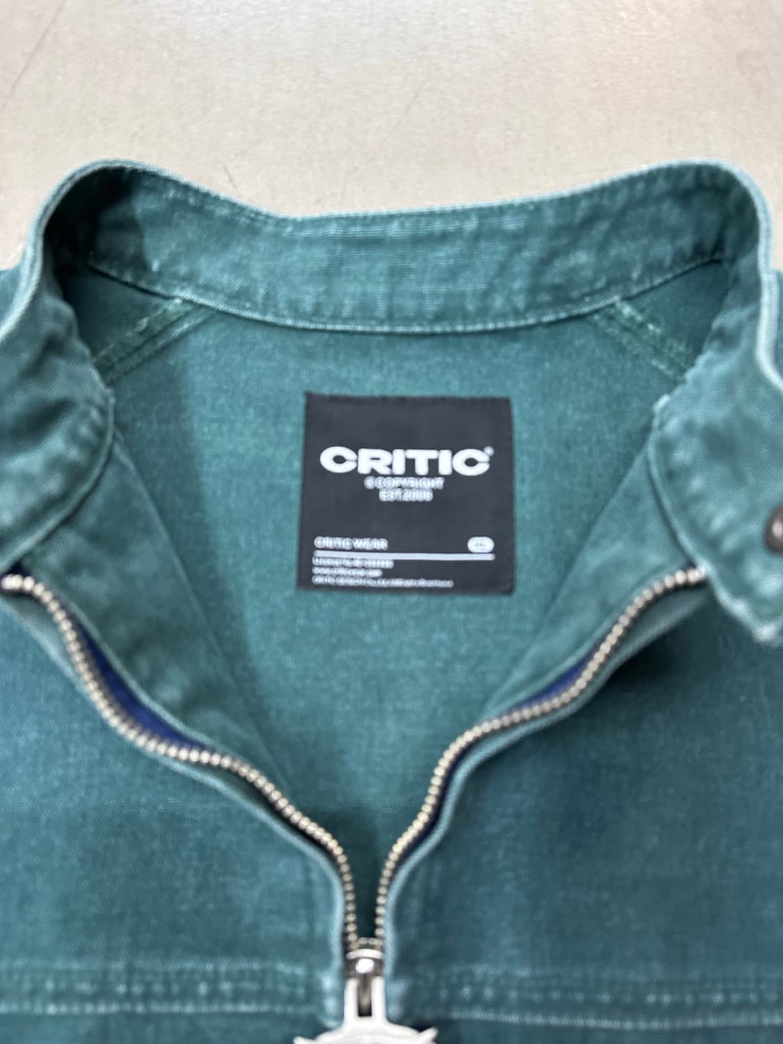 🔥CRITIC 워싱 집업 자켓 XL🔥 상품이미지6