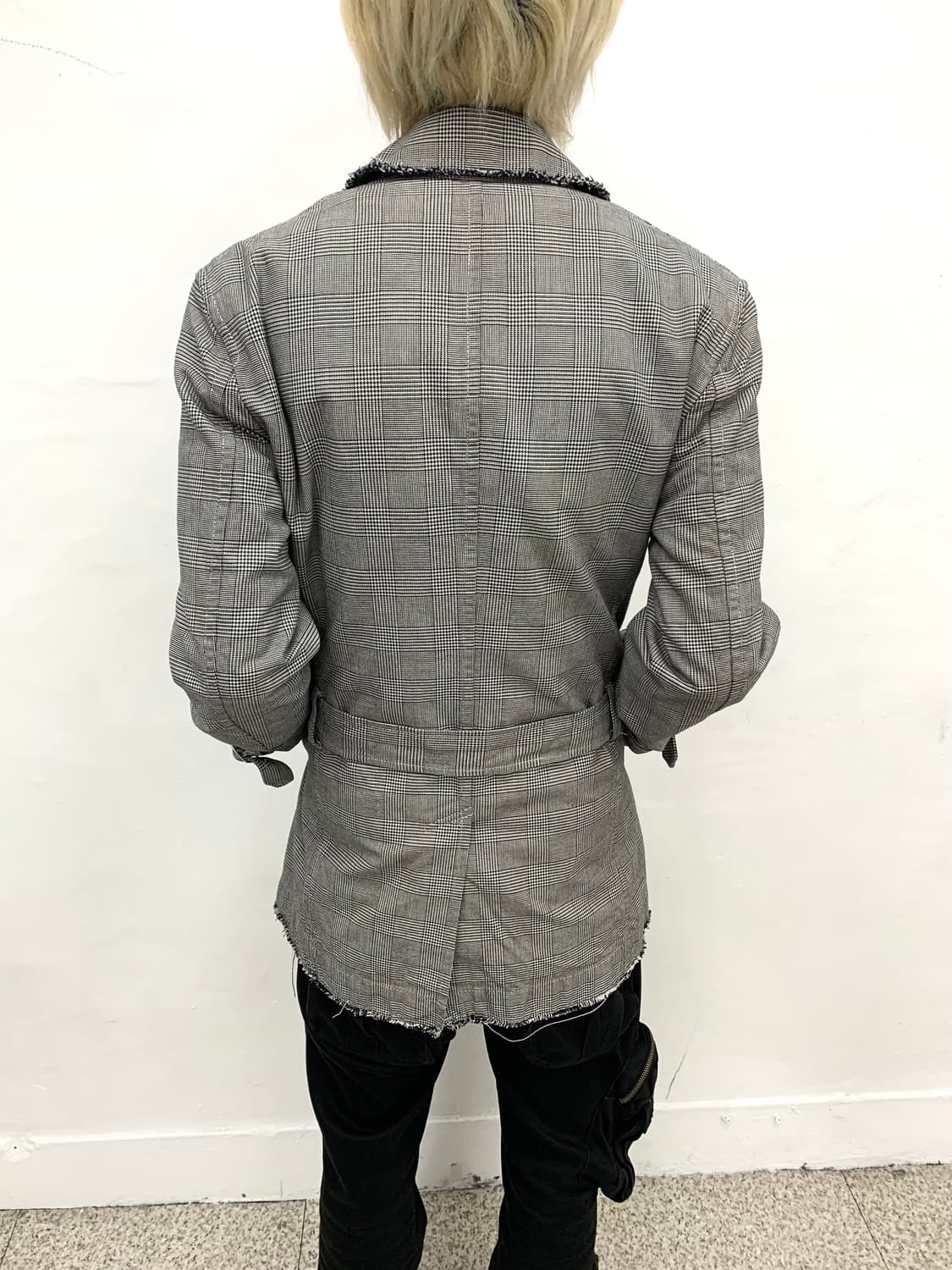 PPFM grunge mood check pattern coat  상품이미지3
