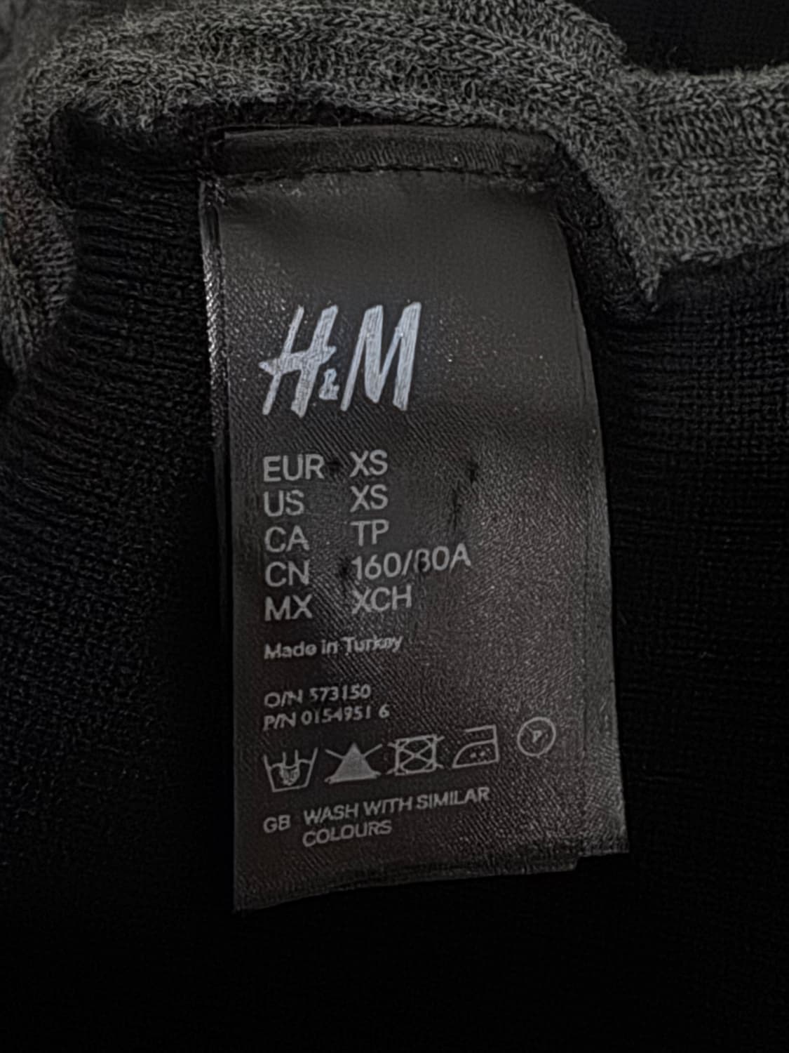 메종 마르지엘라 X h&m 울 삭스 패턴 니트 스웨터 XS 상품이미지10