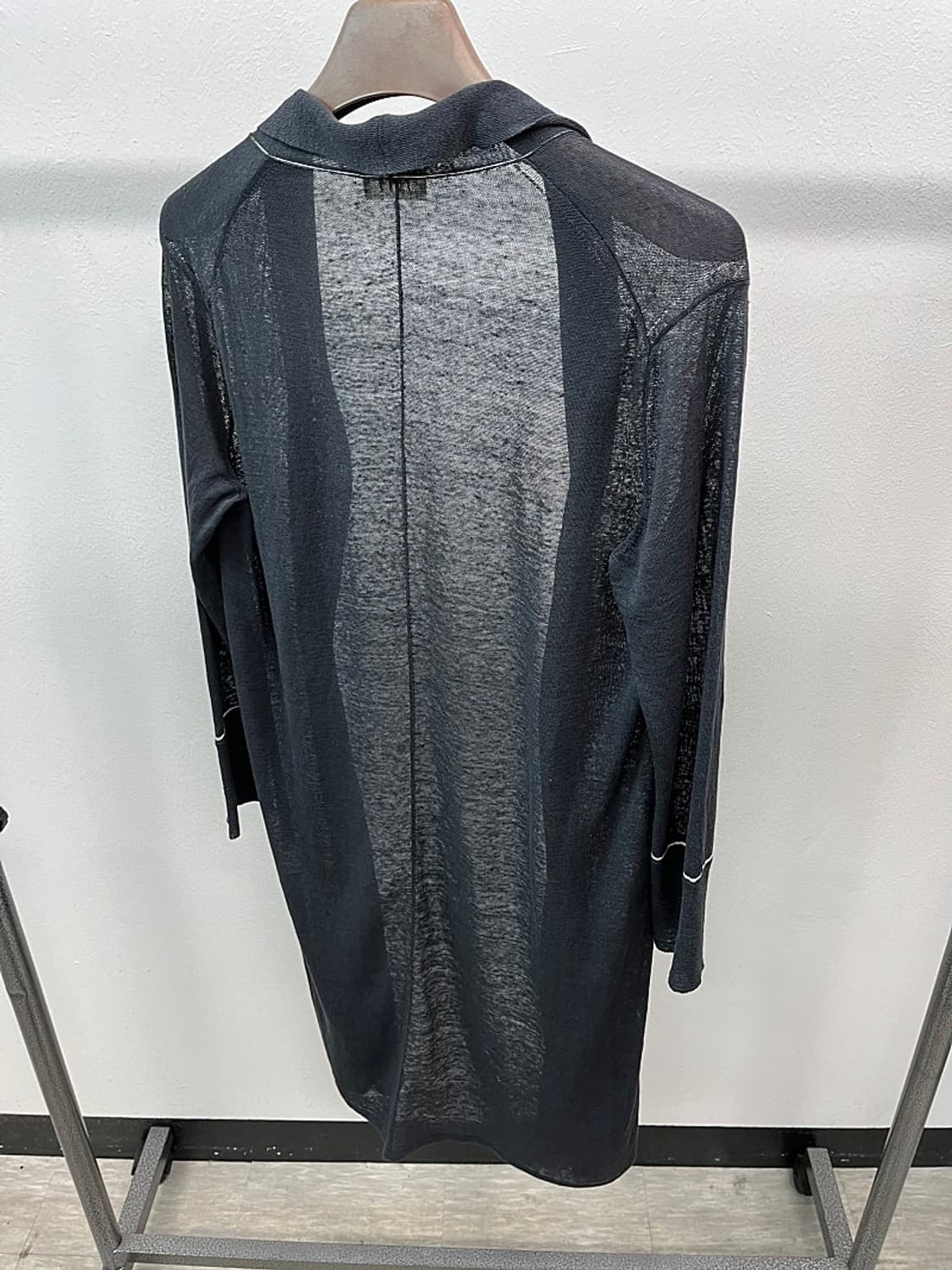 여) 타임 논버튼 롱 가디건  상품이미지9