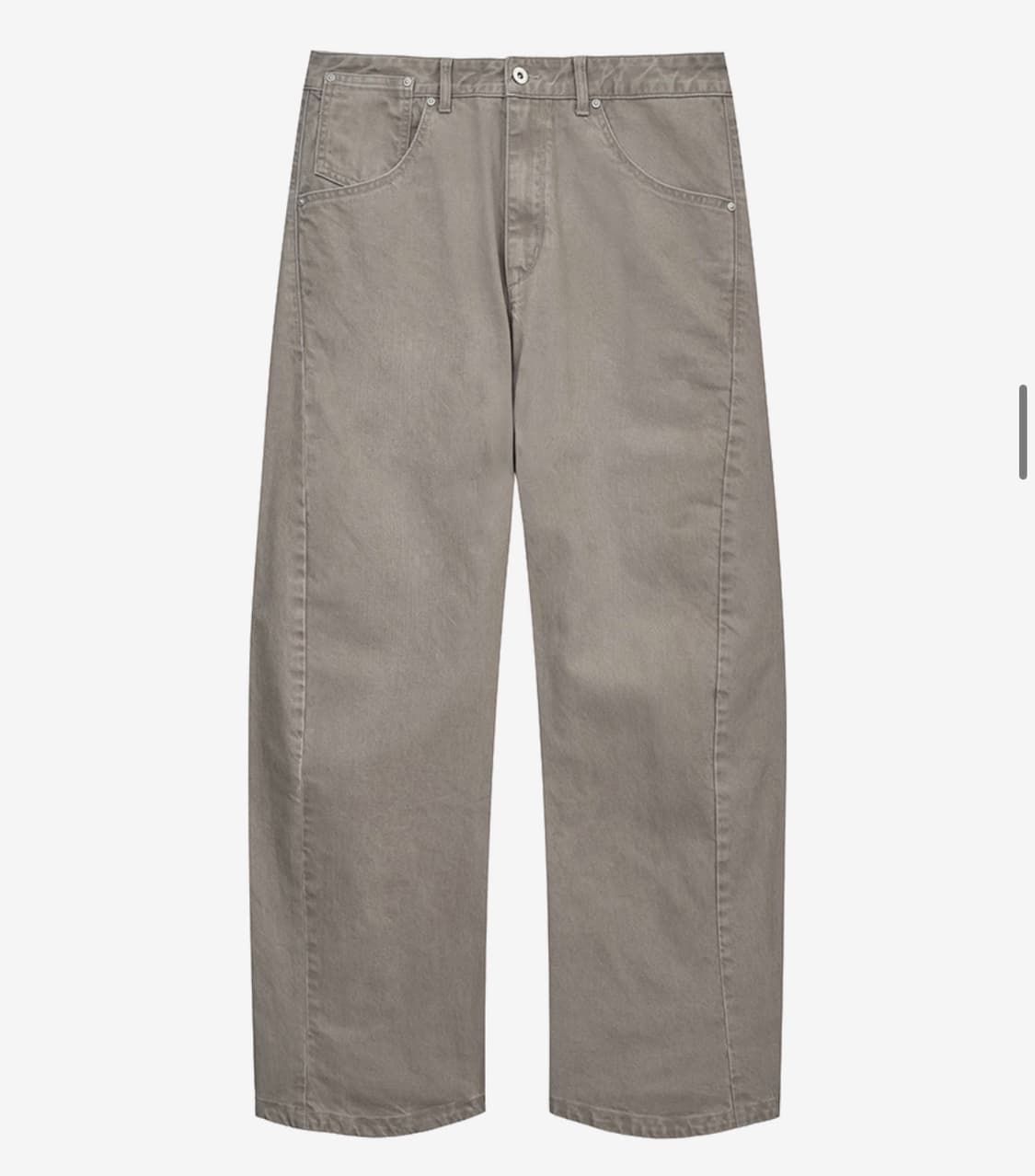 인사일런스 엔지니어핏 데님 팬츠 BEIGE M사이즈 상품이미지5