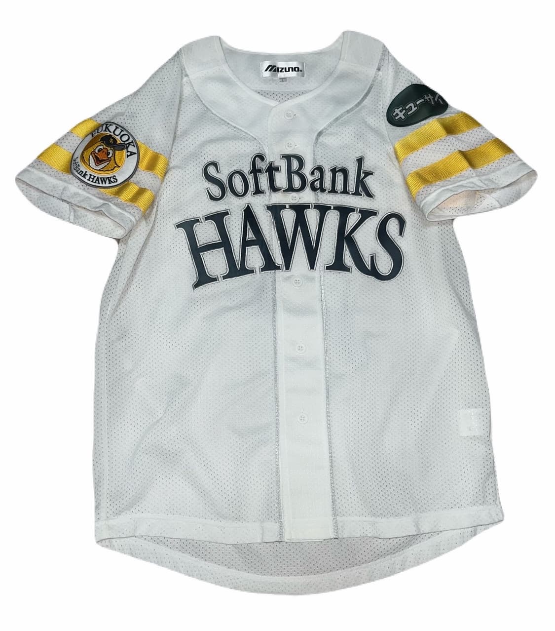 미즈노 L사이즈 이대호 소프트뱅크 호크스 홈 정품 유니폼 상품이미지2