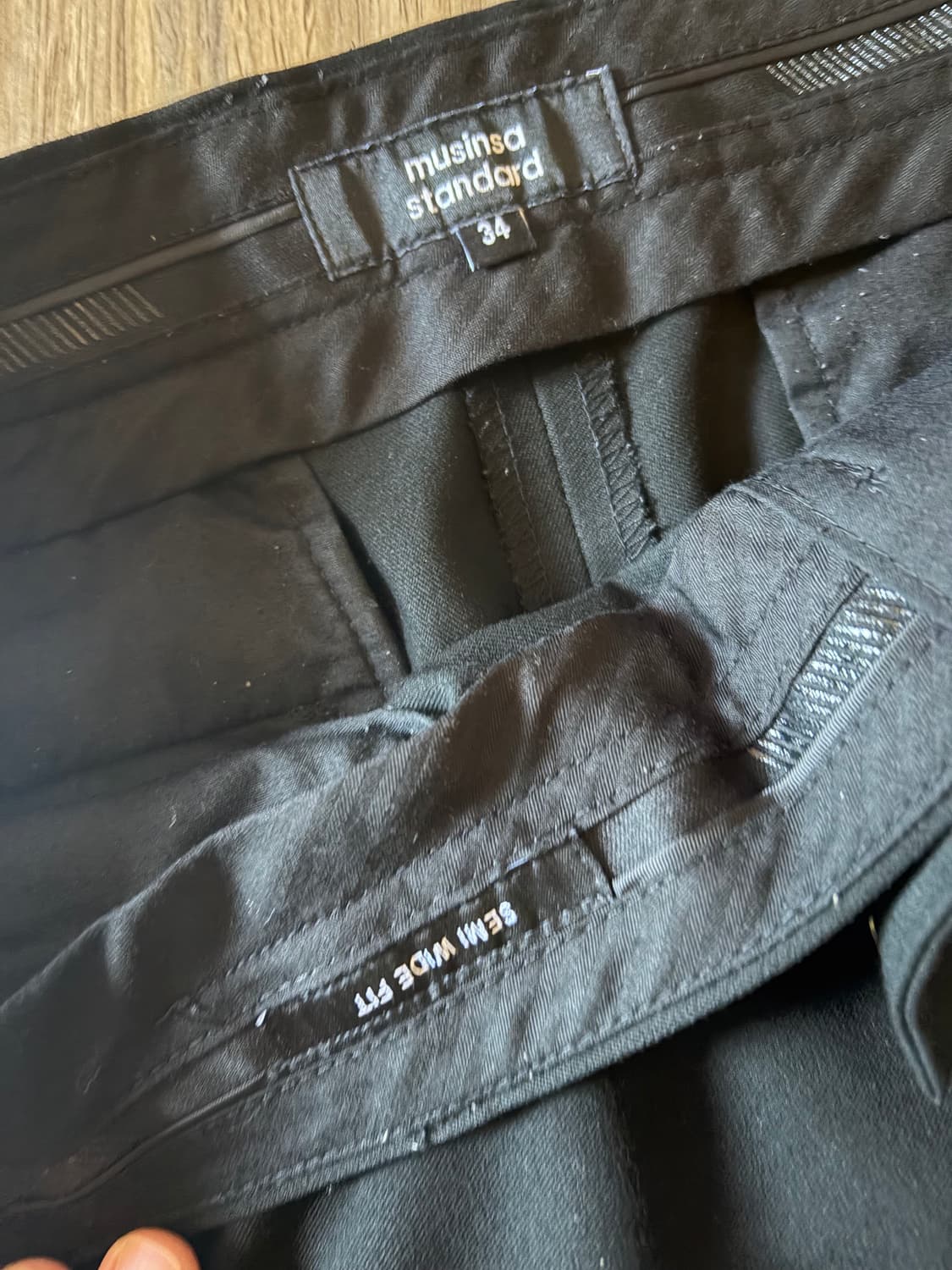 무탠다드 슬렉스 34 세미와이드 상품이미지2