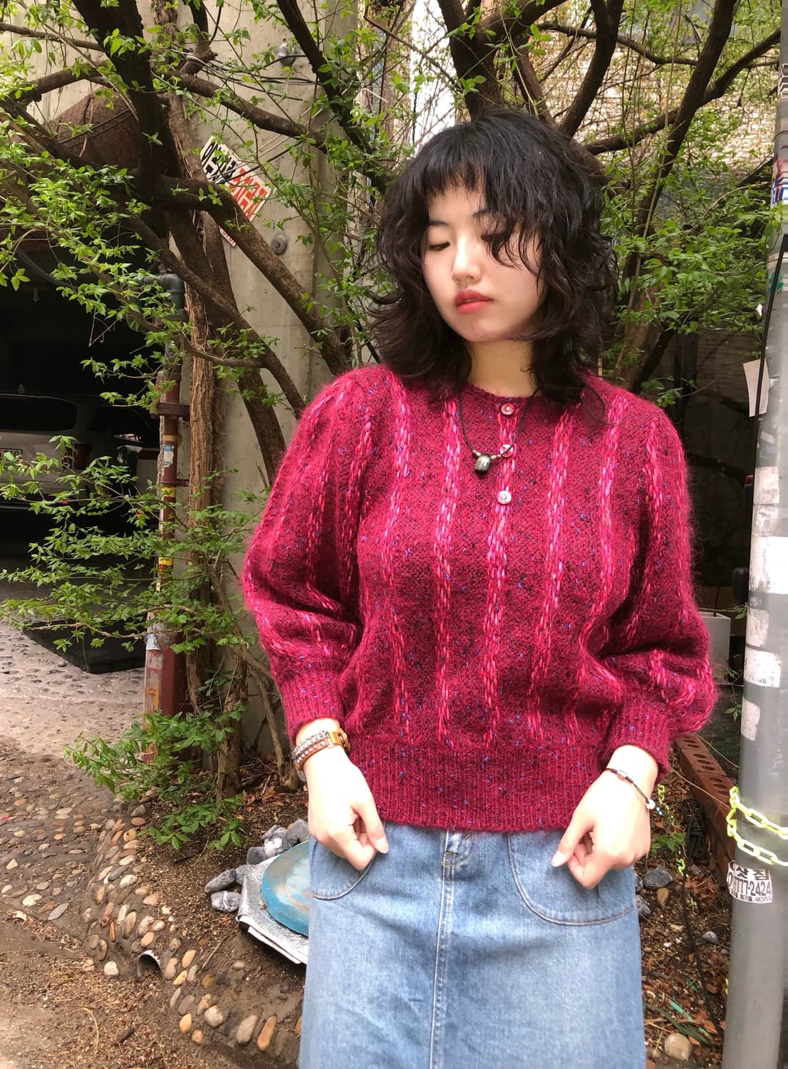 Allen knit blouse 상품이미지2