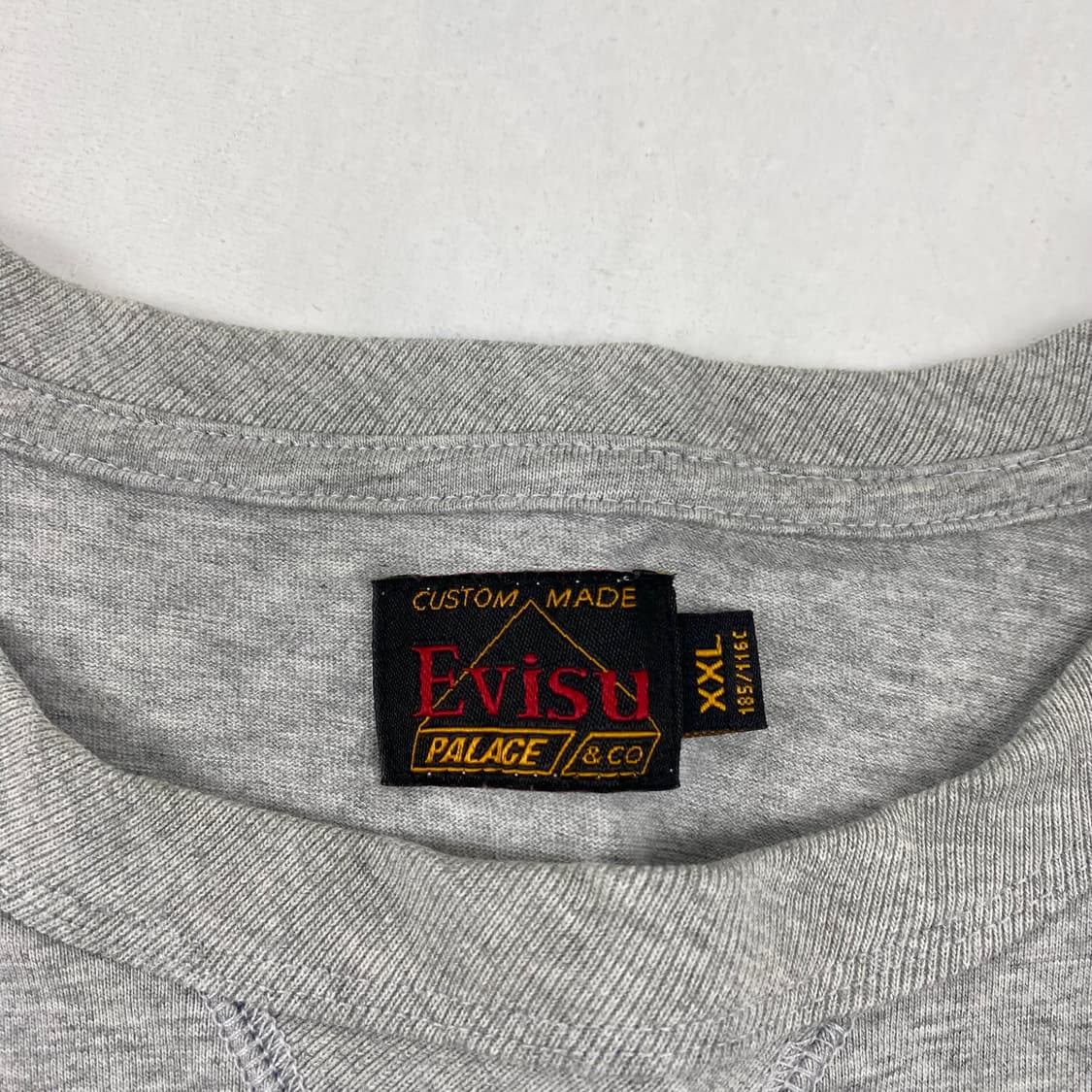 팔라스 x 에비수 빅로고 그레이 하프 티 (105) 상품이미지5
