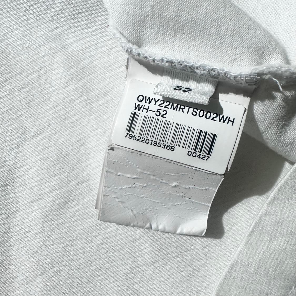 (매장판) 우영미 플라워 프린트 백로고 반팔 티셔츠 상품이미지10