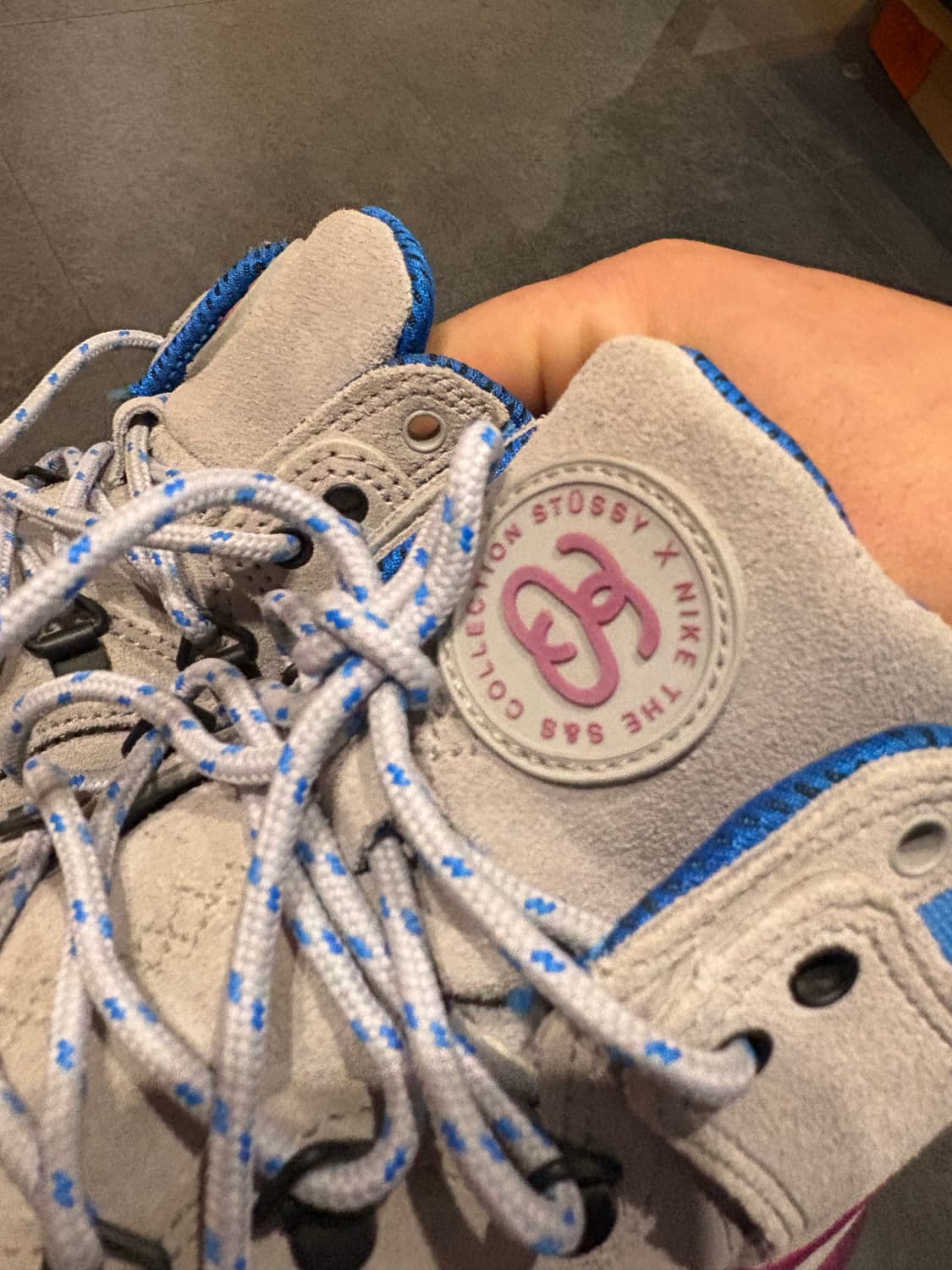 [250]나이키 x 스투시 덩크 하이 OMS 울프 그레이 상품이미지4