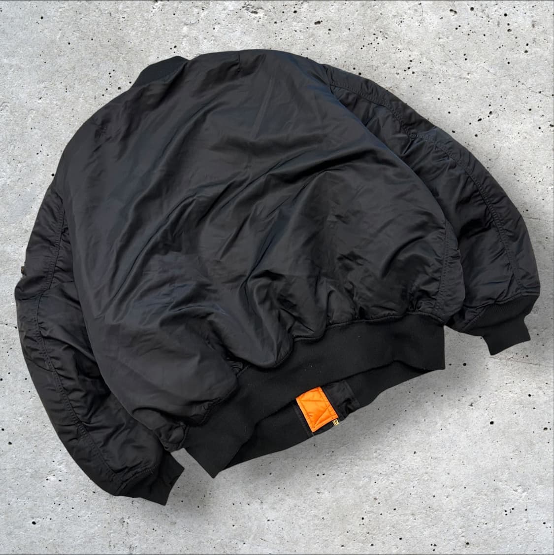 [5XL] 알파인더스트리 MA-1 블랙 항공점퍼 A654 상품이미지2