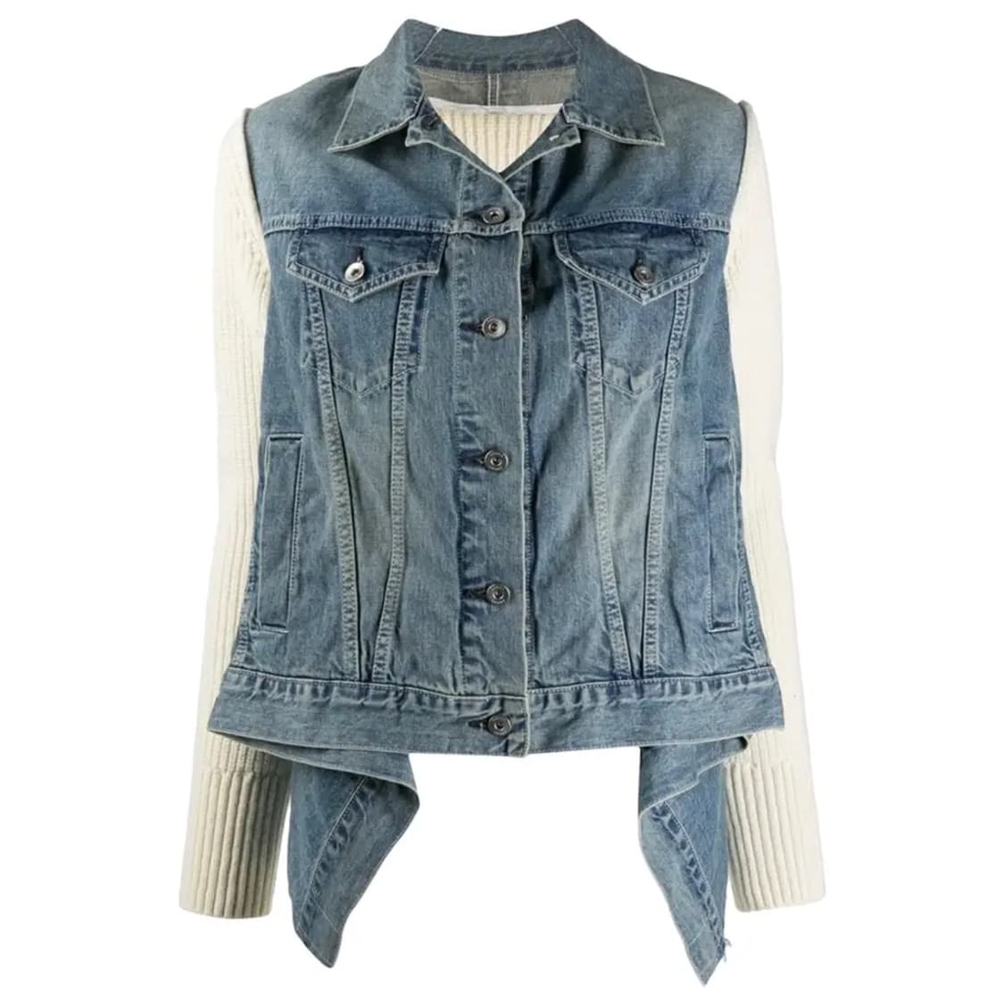 사카이 데님 니트 콤비 자켓  상품이미지4