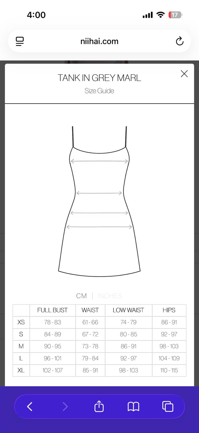 NiiHAi 탱크 나시 그레이 상품이미지4