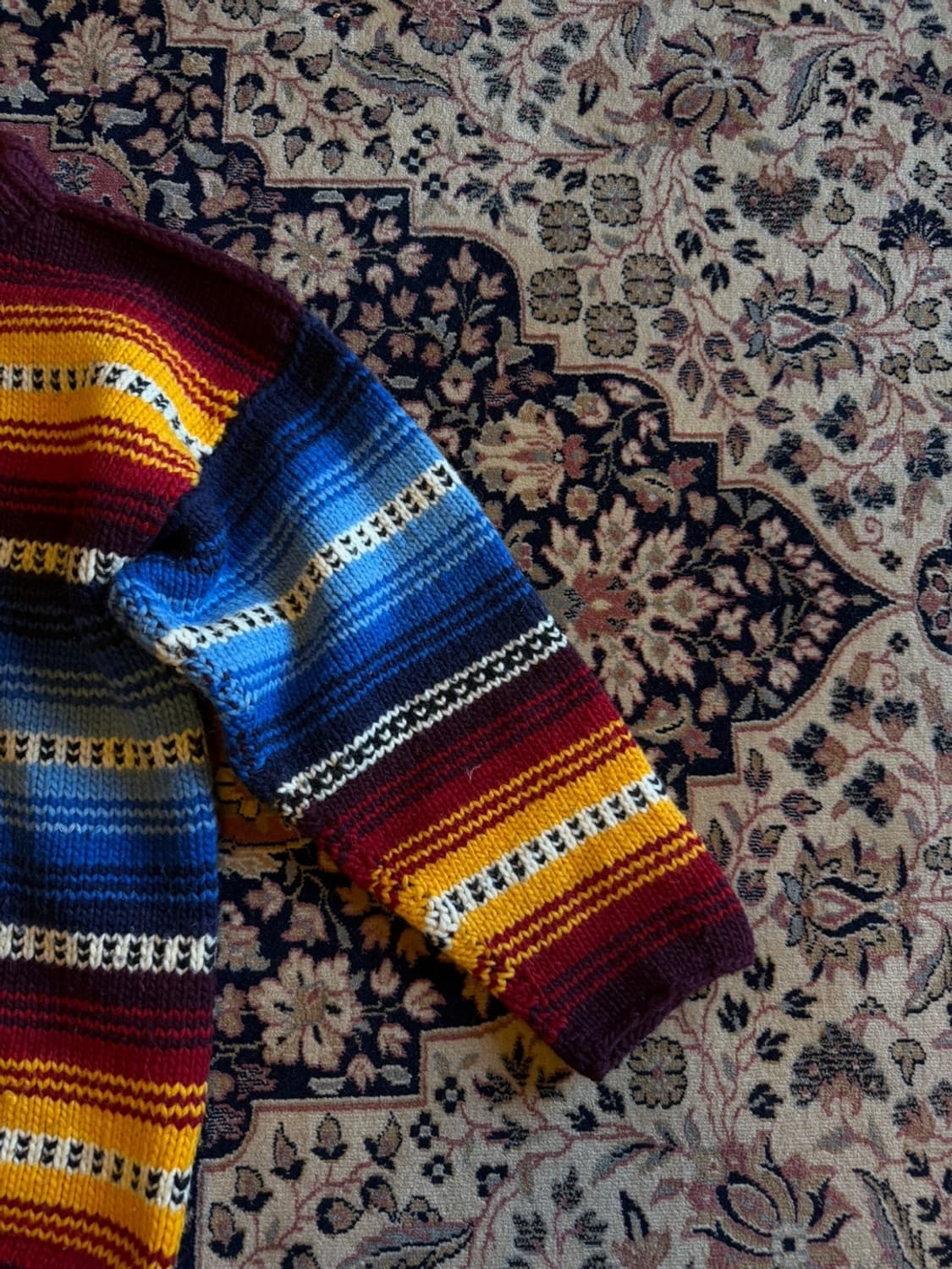 에콰도르 핸드메이드 니트 66~77 상품이미지5