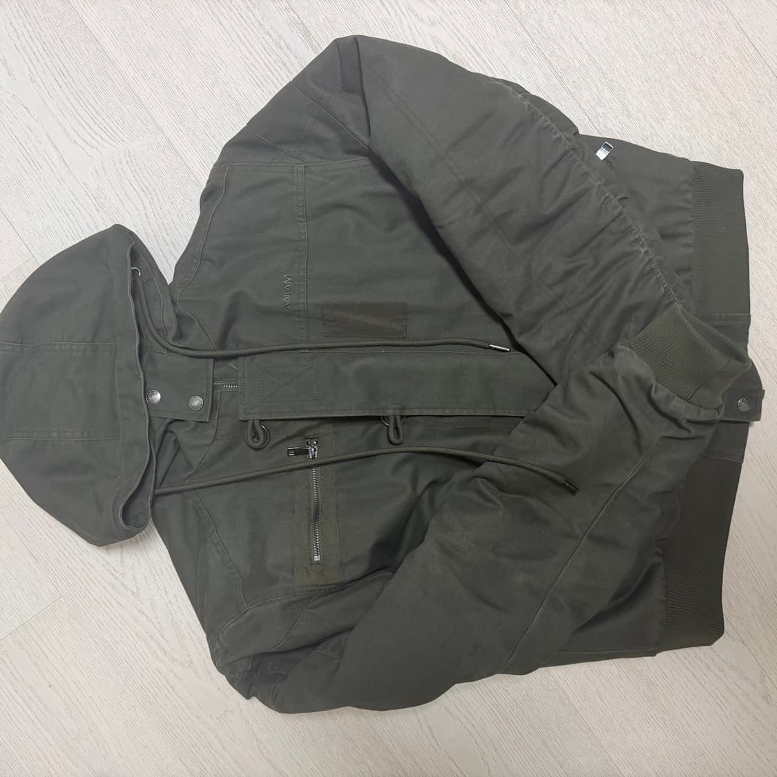 (품절상품)아캄 Button Placket Cotton Ma-1 Jack 상품이미지3