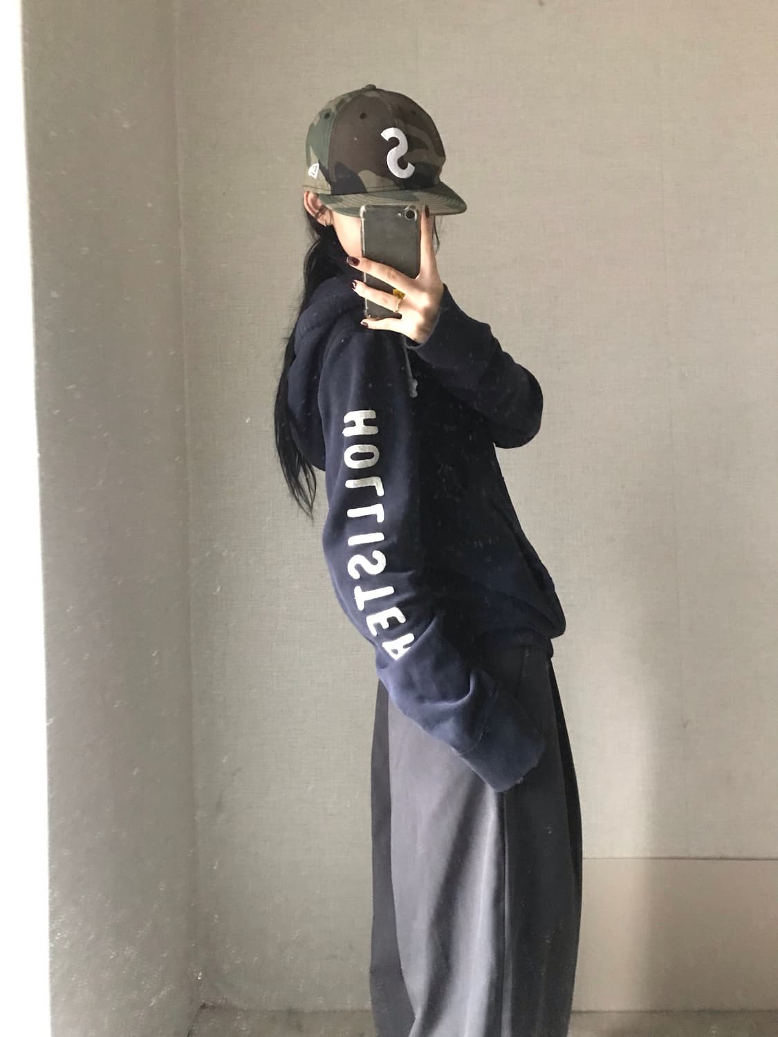 홀리스터 네이비 후드집업 상품이미지3