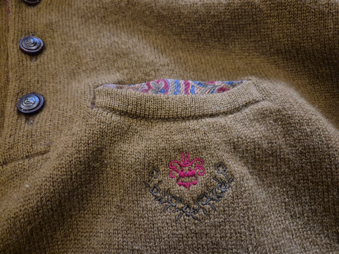 90s Schneiders 카라 울 니트 상품이미지5