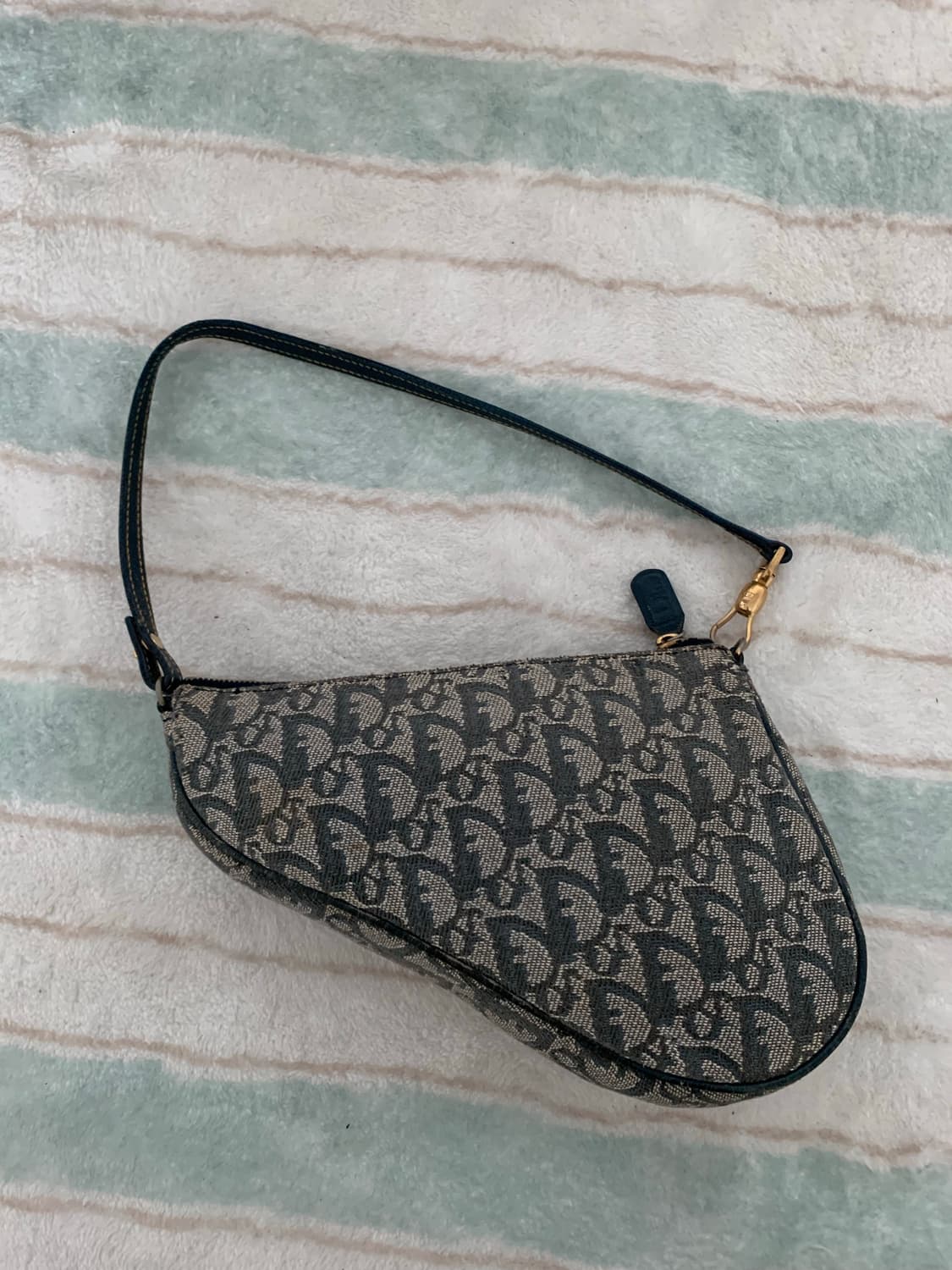 빈티지 디올 새들 파우치백 가방 상품이미지10