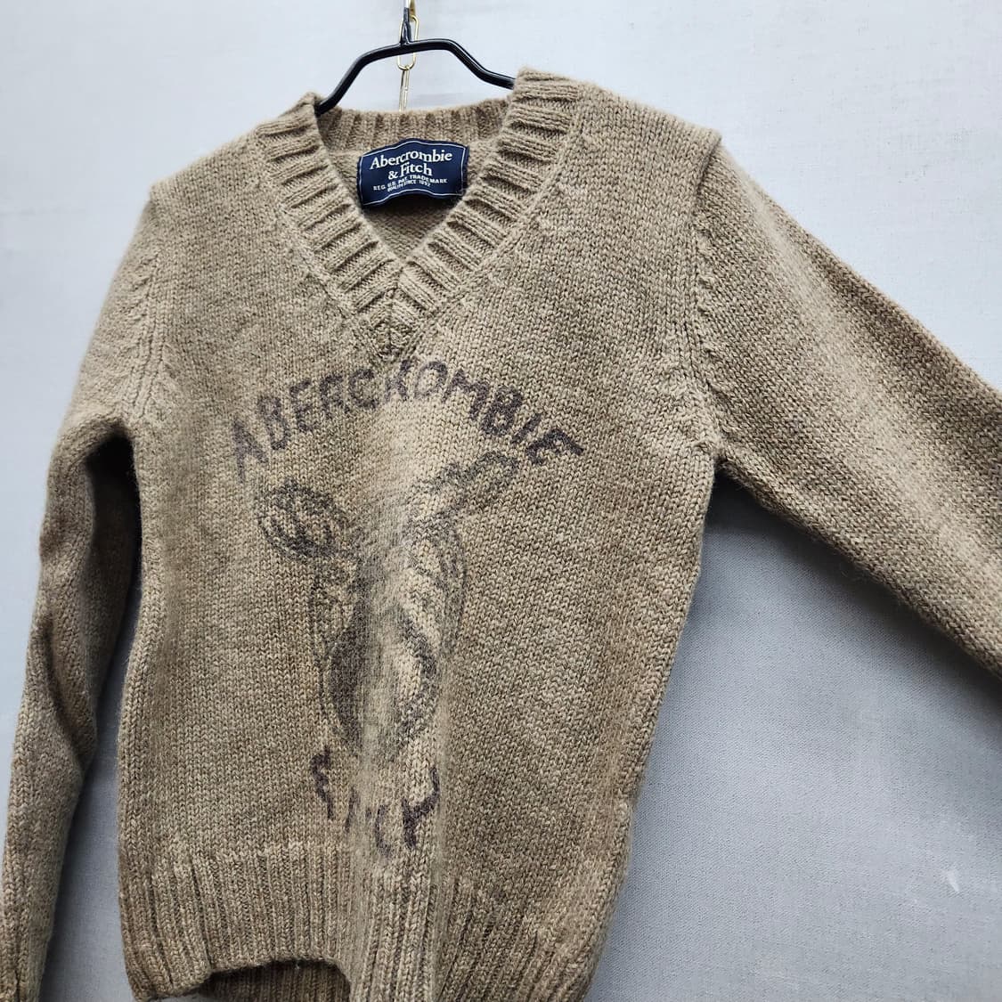 아베크롬비 빅 로고 빈티지 니트 S 상품이미지2