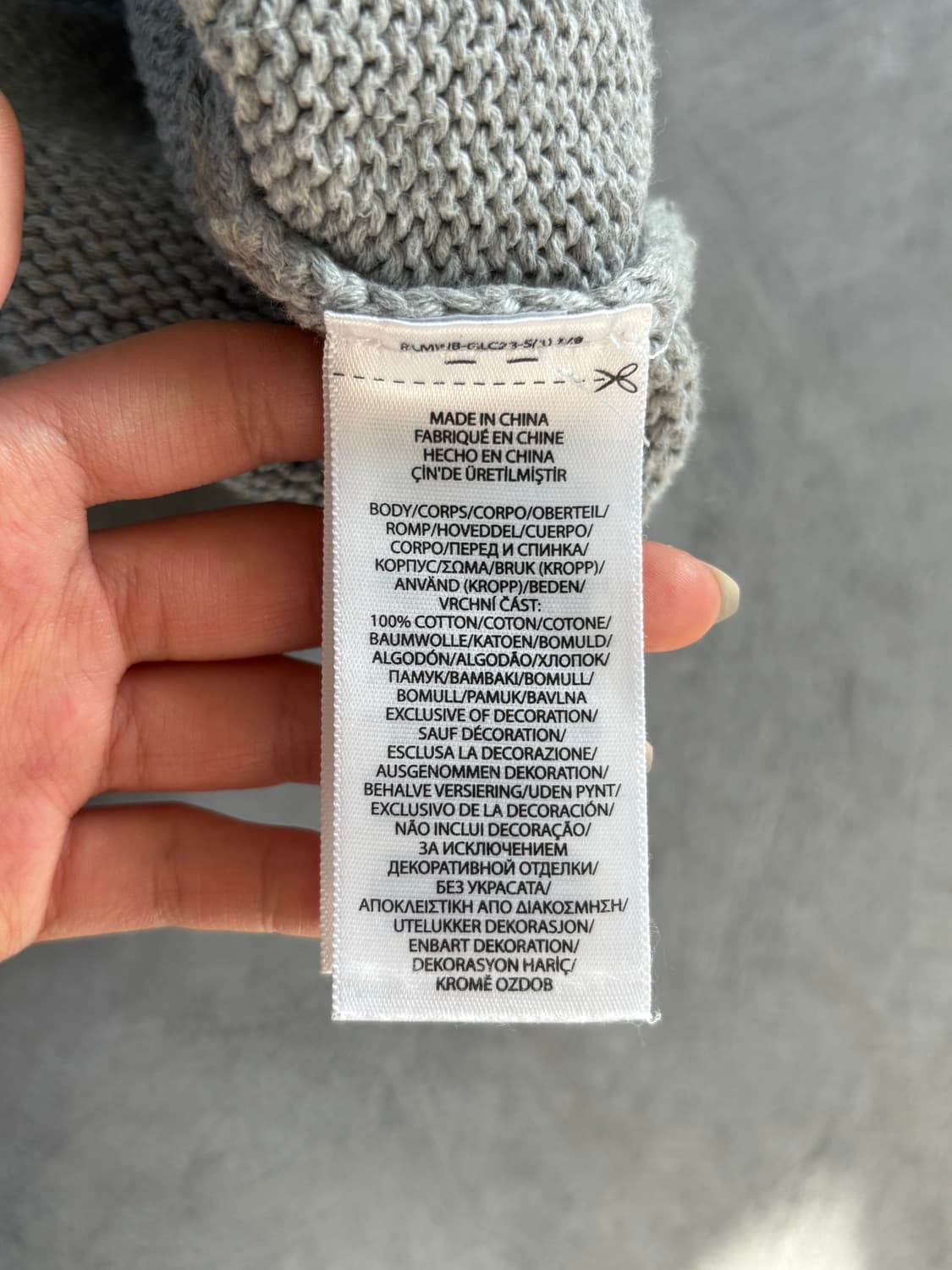 폴로랄프로렌 신형라벨 그레이 라운드넥 니트 상품이미지6