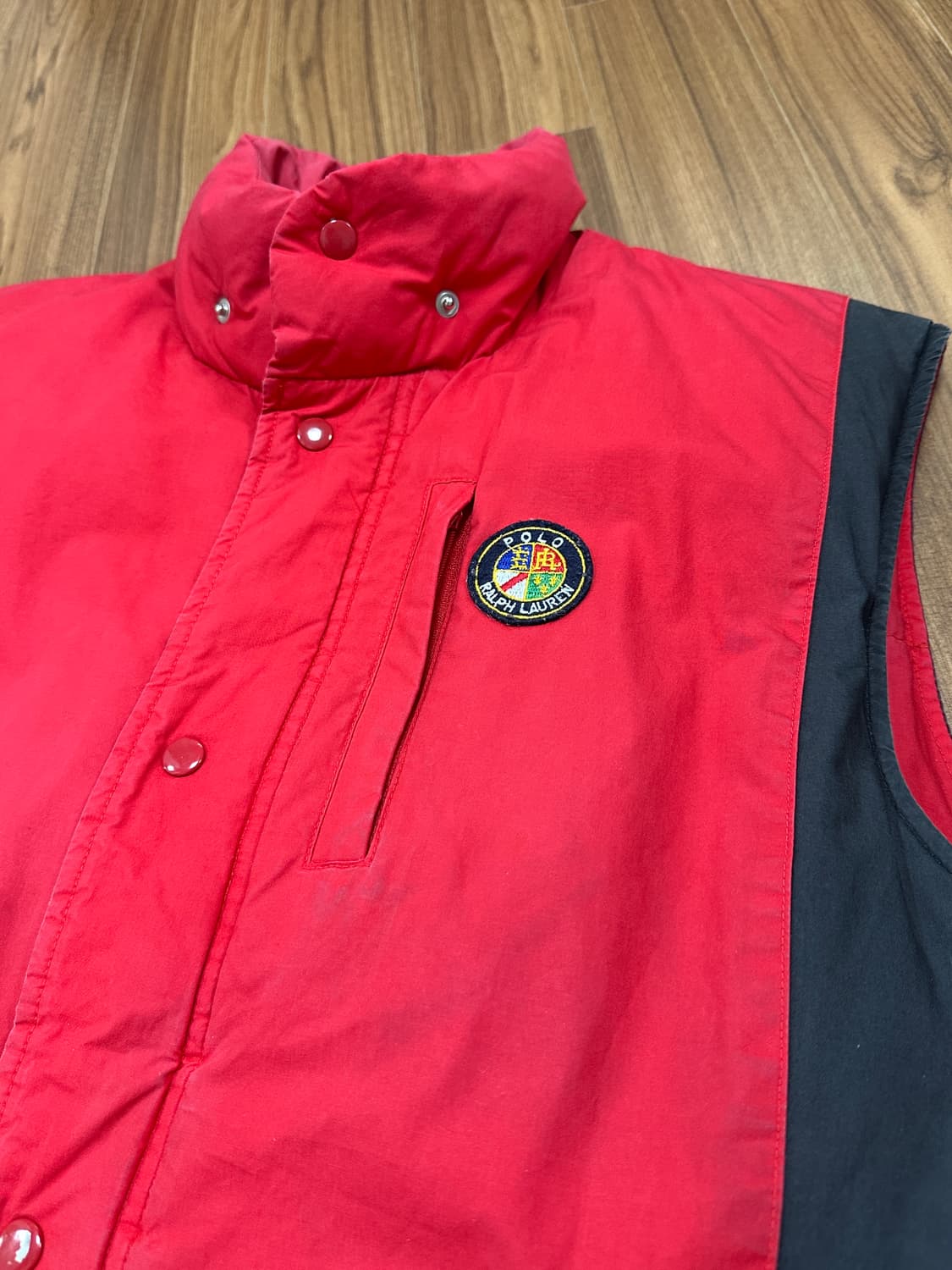 80s 폴로 수어사이드 스키 패딩베스트 L 상품이미지6