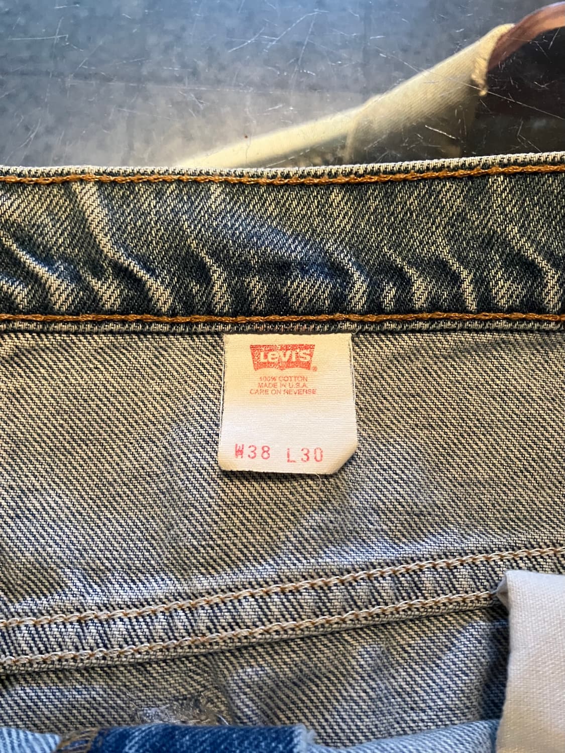 90s USA Levis 517 Boot Cut Denim Pants 상품이미지9