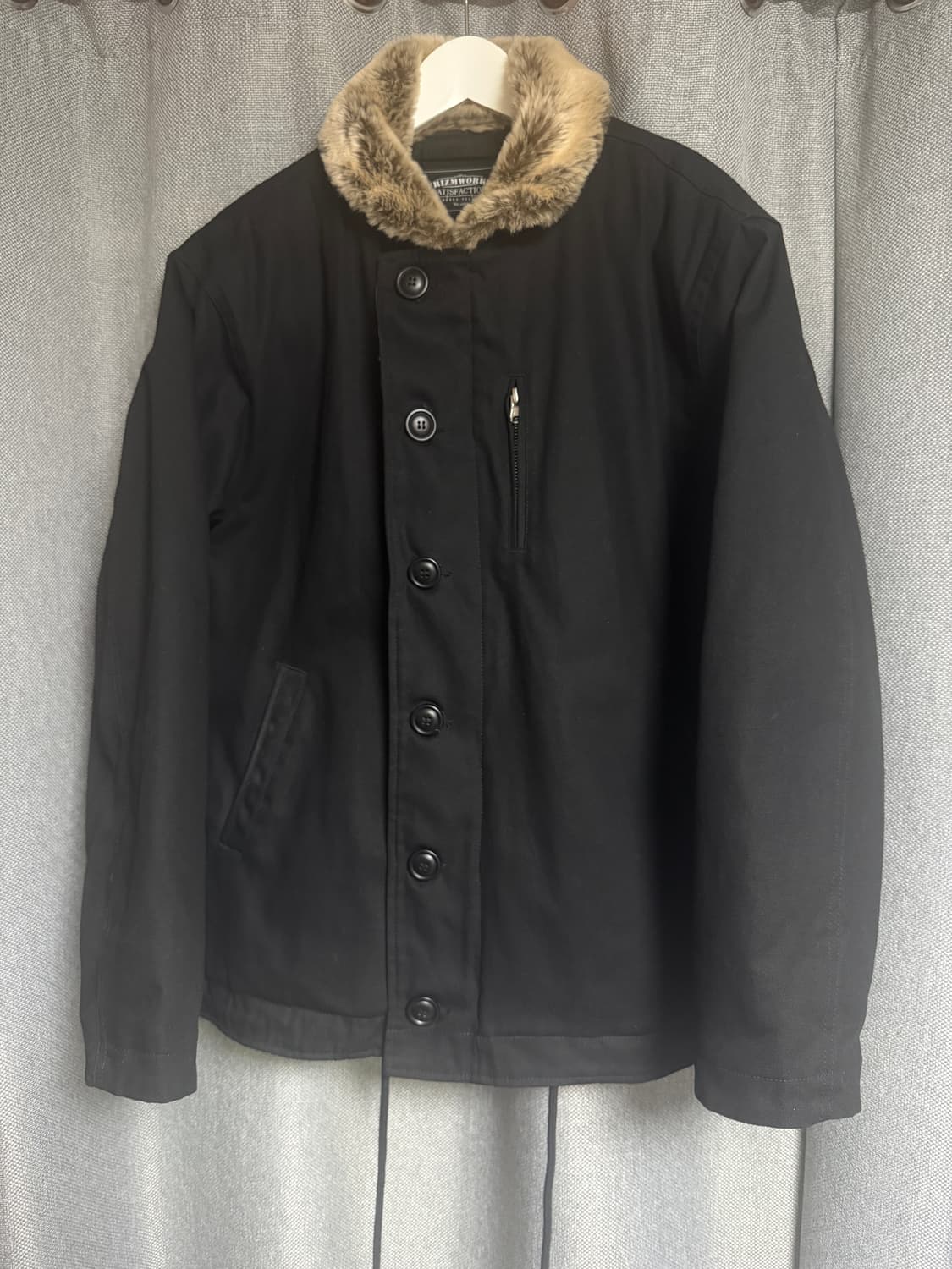 프리즘웍스 덱자켓 블랙 L 새상품급 상품이미지2