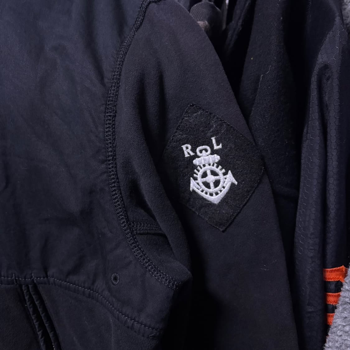 폴로 랄프로렌 블랙 RL패치 자켓 M 상품이미지3