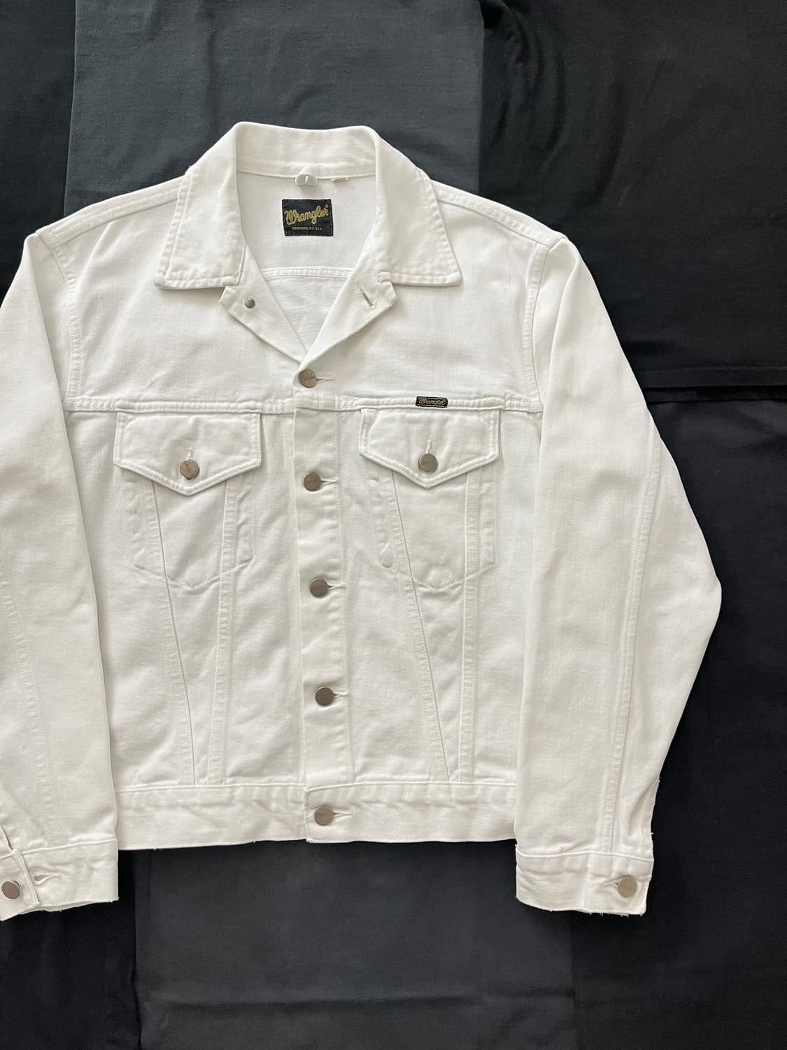 빈티지 랭글러 3세대 트러커 자켓 화이트 상품이미지2
