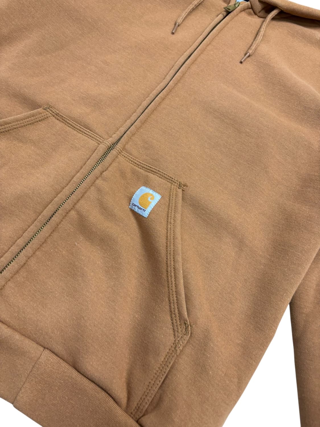 칼하트 레인디펜더 써멀 후드집업 카멜 상품이미지6