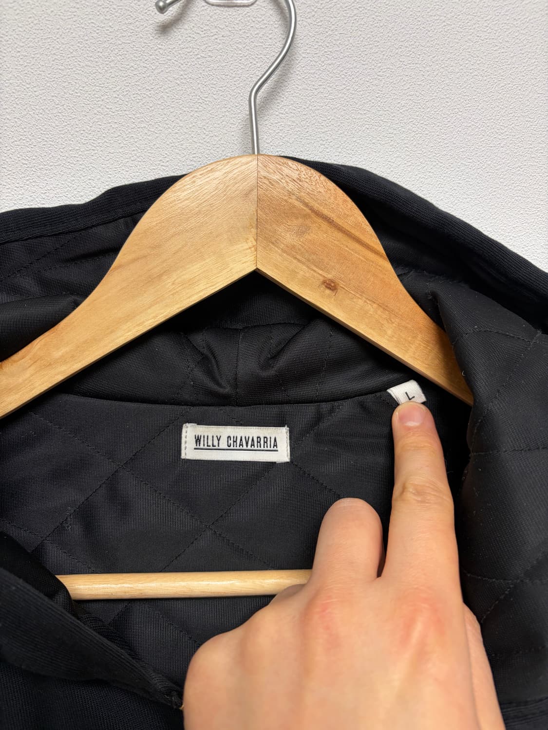 윌리차바리아 퀼팅 후드 집업 상품이미지4