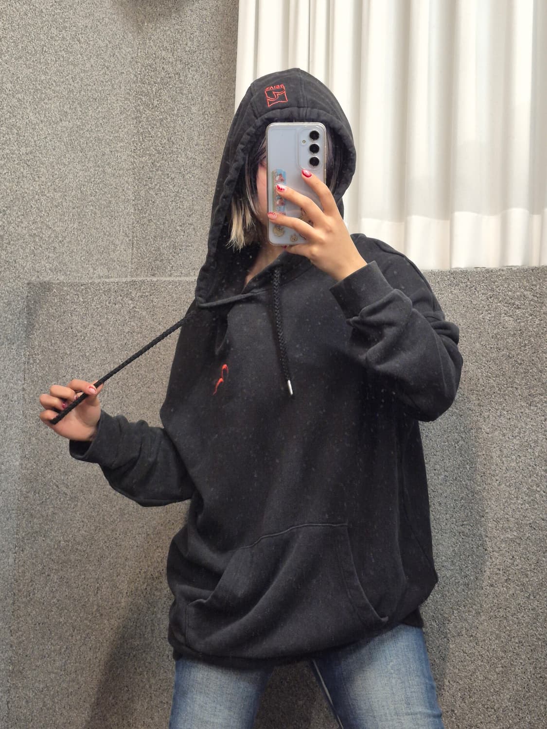 EVISU LETTERING HOODIE 상품이미지1