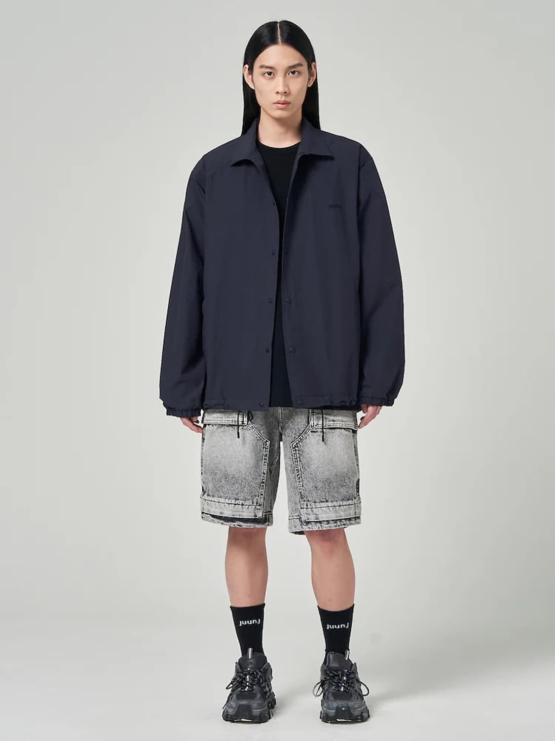 [46] 준지 24SS 코어 스탠다드 베이직 셔츠 네이비 상품이미지1