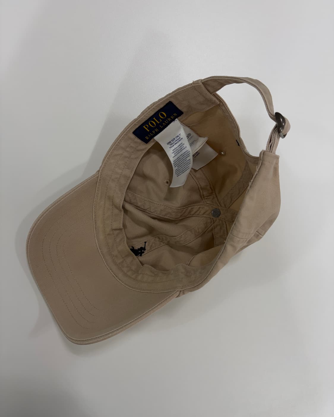 폴로 랄프로렌 베이지 코튼 치노 볼캡 상품이미지5
