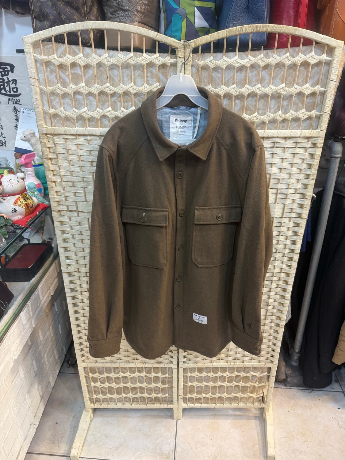 105 정품 스투시+홀덴 울 자켓 팝니다 상품이미지1