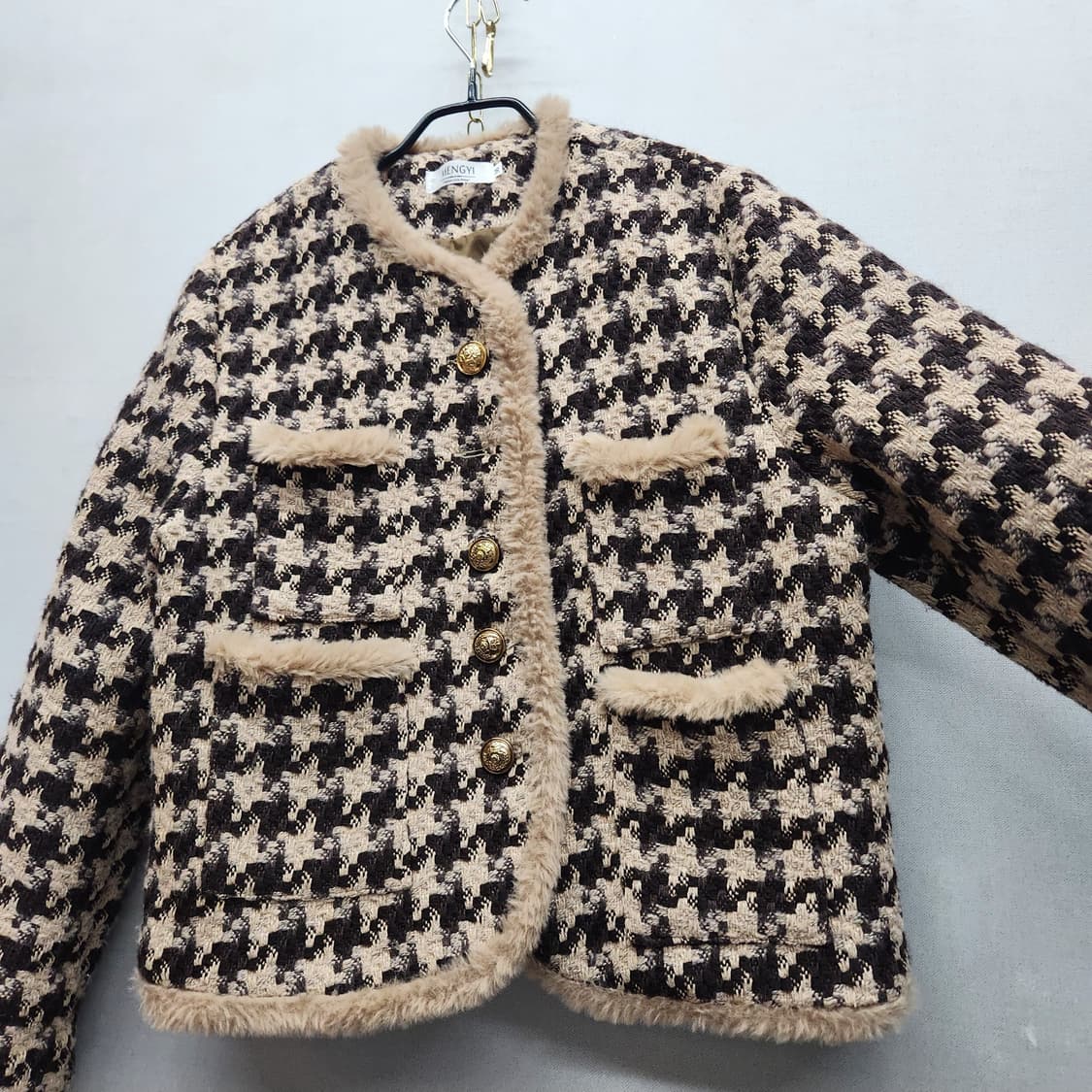MENGYI 하운드투스 트위드 셋업 M(M/26) 상품이미지4